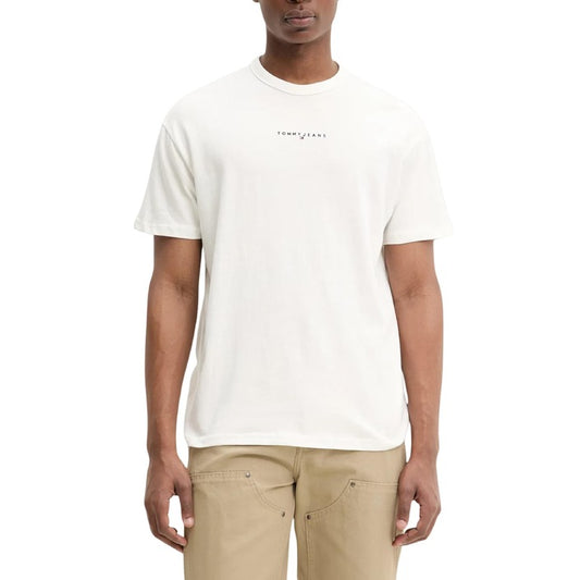 Classic Men’s White Cotton T-Shirt | Short Sleeve Summer Tee