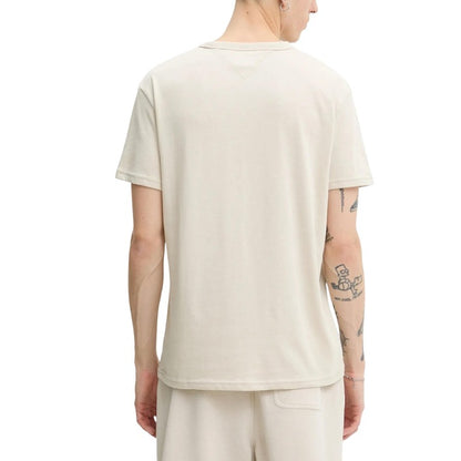 Beige Men’s Short-Sleeve Organic Cotton T-Shirt
