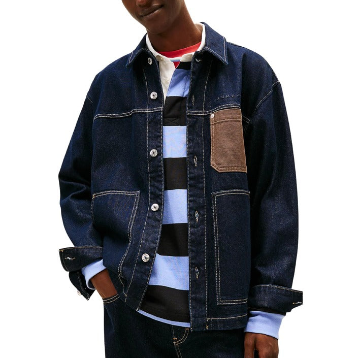 Men’s Classic Blue Organic Cotton Jacket – Spring/Summer Style