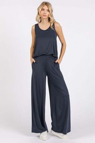 Yoga Air Stretch Wide Leg Pants with Elastic Waist for Ultimate Comfort