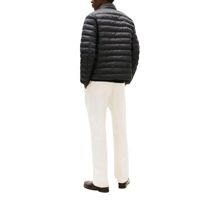 Lightweight Black Zip-Up Men's Jacket for Spring/Summer