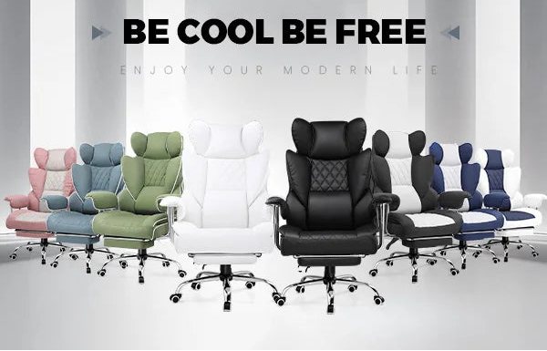 Big and Tall Gaming Chair Pocket Spring Lumbar Support Footrest