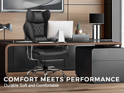 Big and Tall Gaming Chair Pocket Spring Lumbar Support Footrest