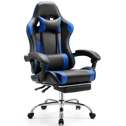 Ergonomic Racing Gaming Chair - High Back Swivel Leather