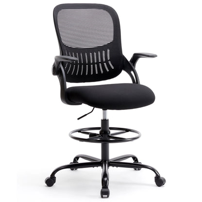 Ergonomic Mesh Office Chair with Adjustable Height and Swivel Wheels