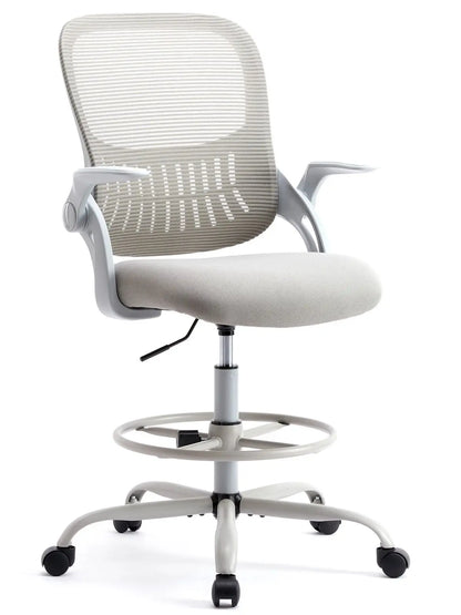 Ergonomic Mesh Office Chair with Adjustable Height and Swivel Wheels