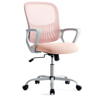 Ergonomic Mesh Office Chair with Adjustable Height and Swivel Wheels