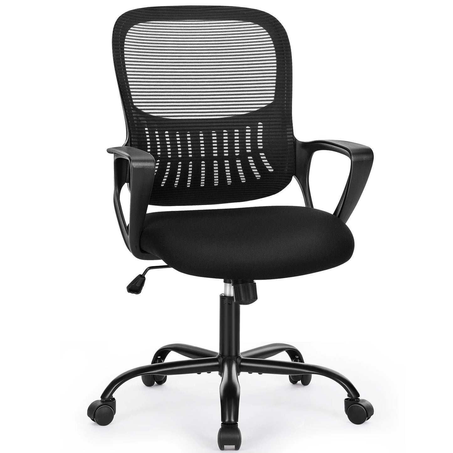 Ergonomic Mesh Office Chair with Adjustable Height and Swivel Wheels
