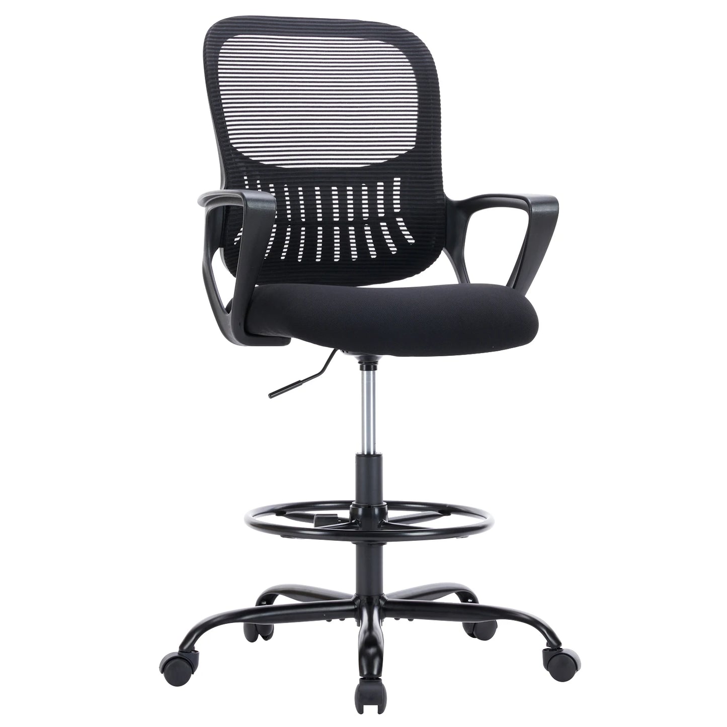 Ergonomic Mesh Office Chair with Adjustable Height and Swivel Wheels