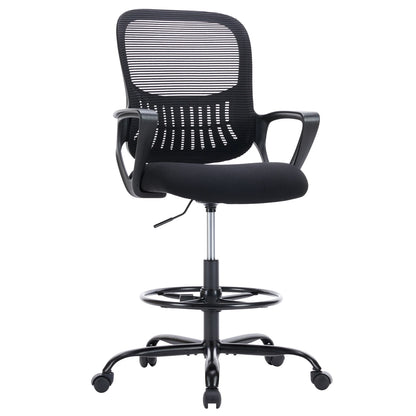 Ergonomic Mesh Office Chair with Adjustable Height and Swivel Wheels