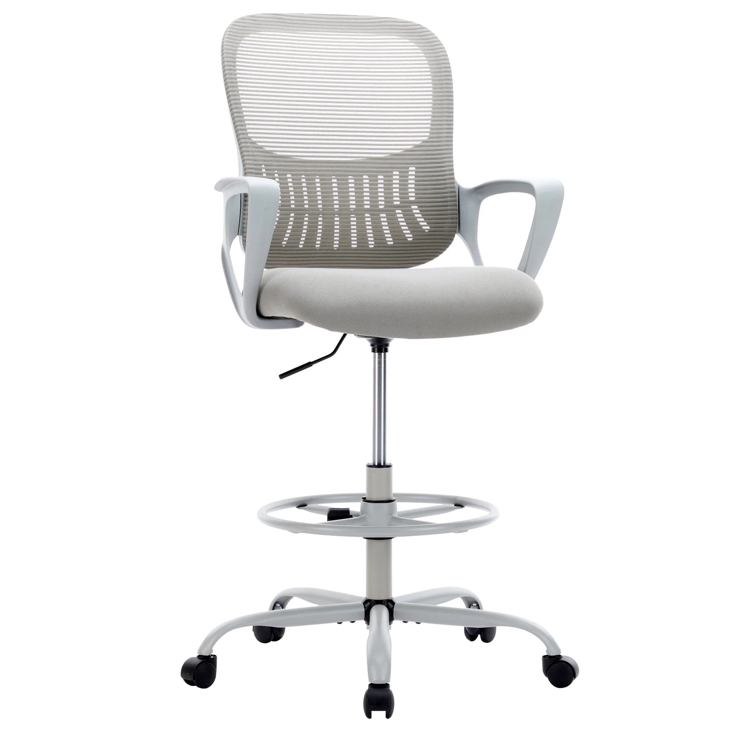 Ergonomic Mesh Office Chair with Adjustable Height and Swivel Wheels