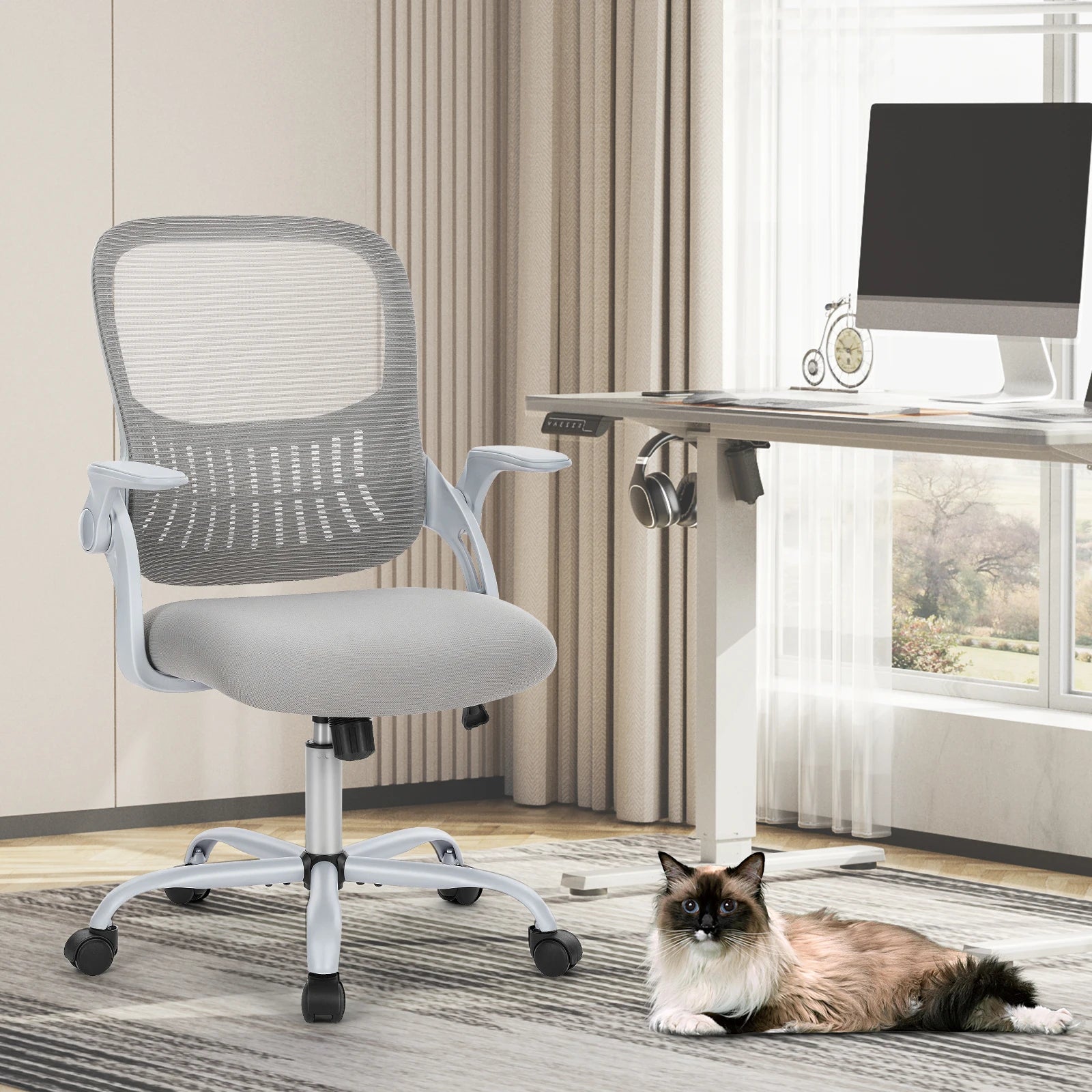 Ergonomic Mesh Office Chair - High Back Swivel Computer Seat