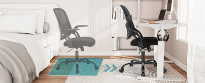 Ergonomic Mesh Office Chair with Adjustable Height and Swivel Wheels