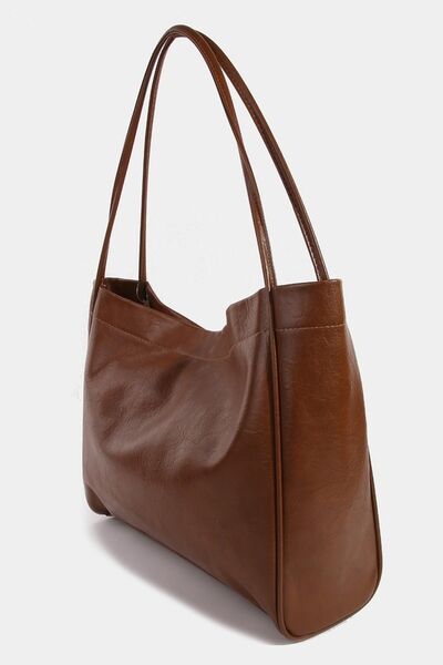 Elegant Faux Leather Tote Bag for Everyday Use